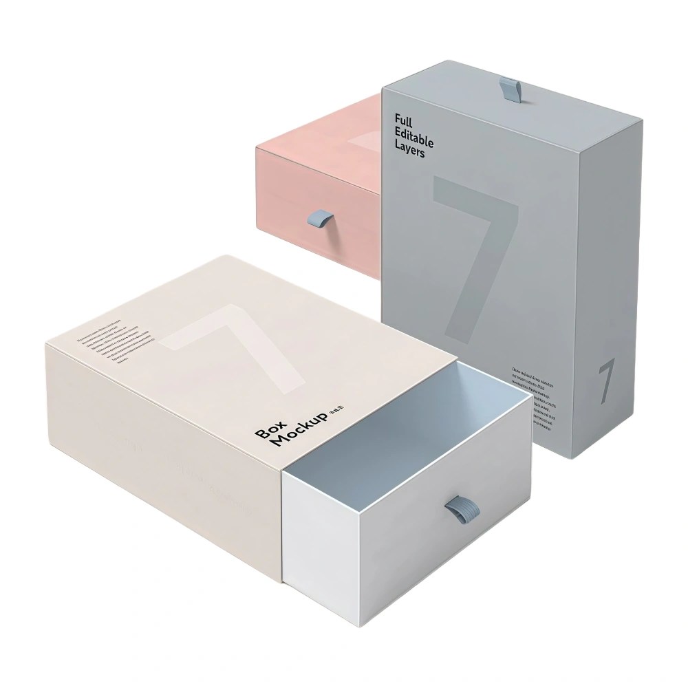 Custom Color & Size & Logo Drawer Gift Box