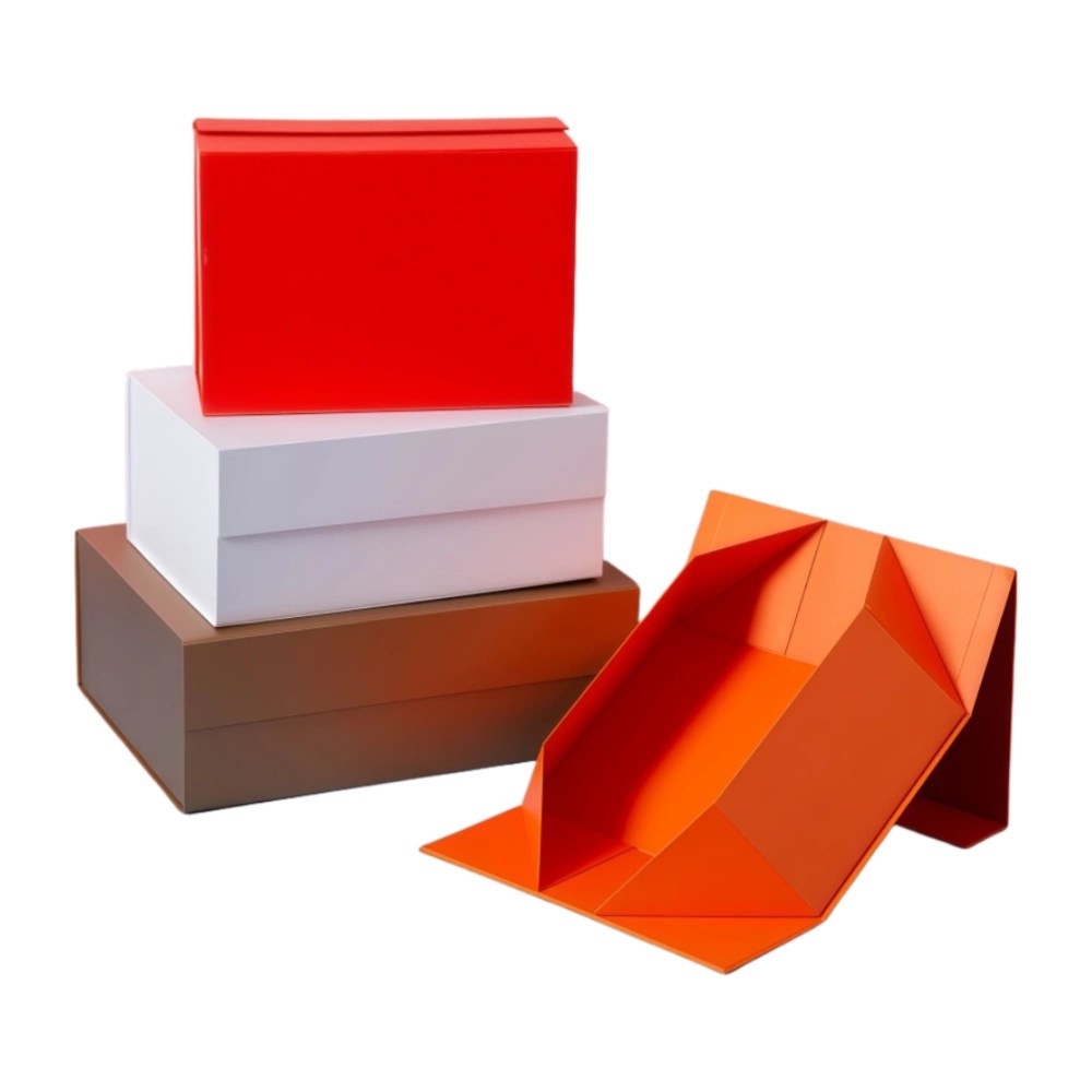 Custom Foldable Gift Box in Various Colors and Sizes Gift Packaging
