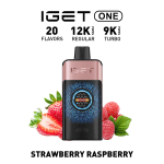 IGET ONE 12,000 Puffs - Strawberry Raspberry