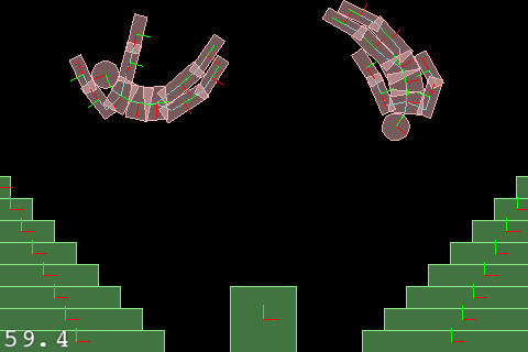 Box2D Ragdoll Example Screenshot