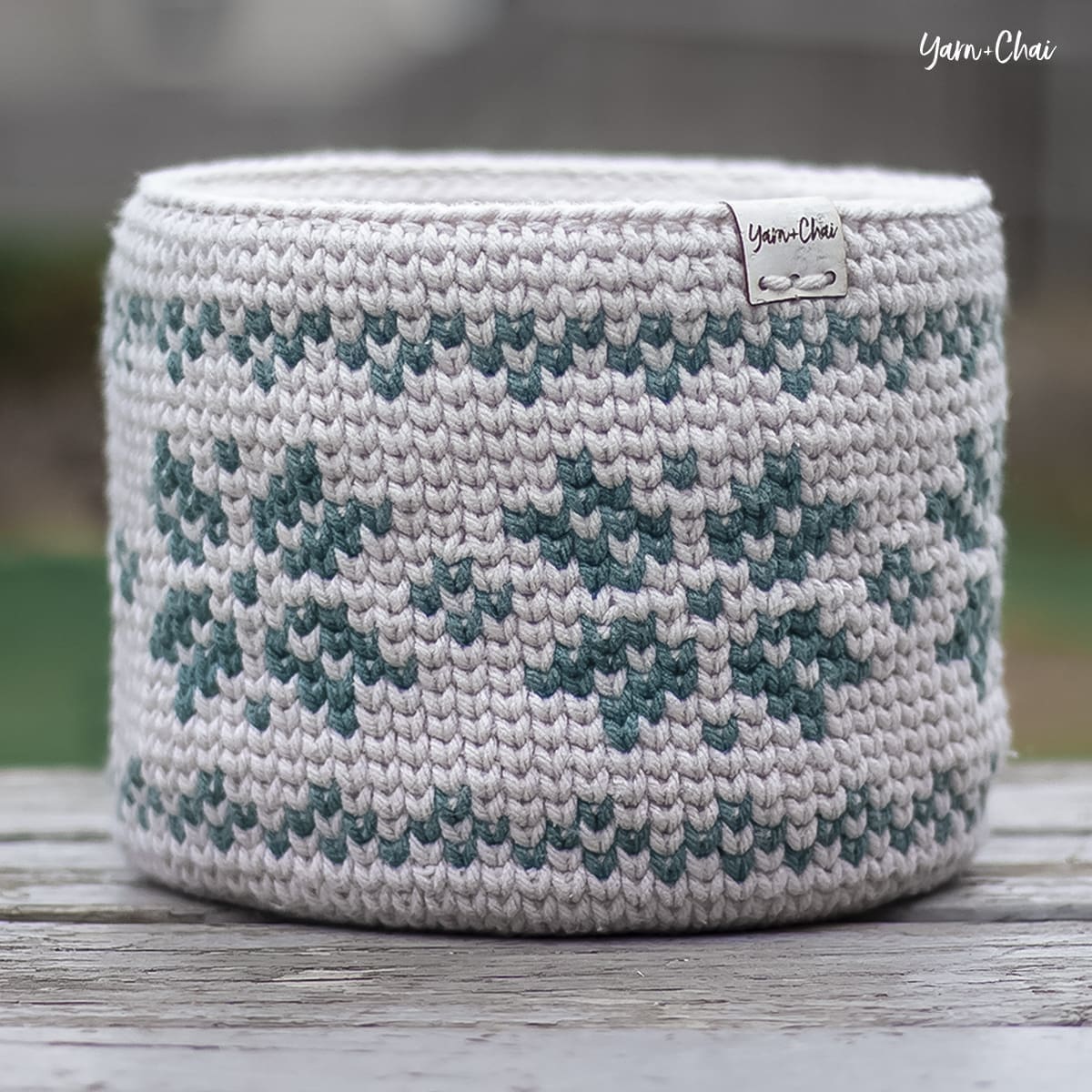 Knit Rope Basket Pattern Instant Download Knitting and Assembly