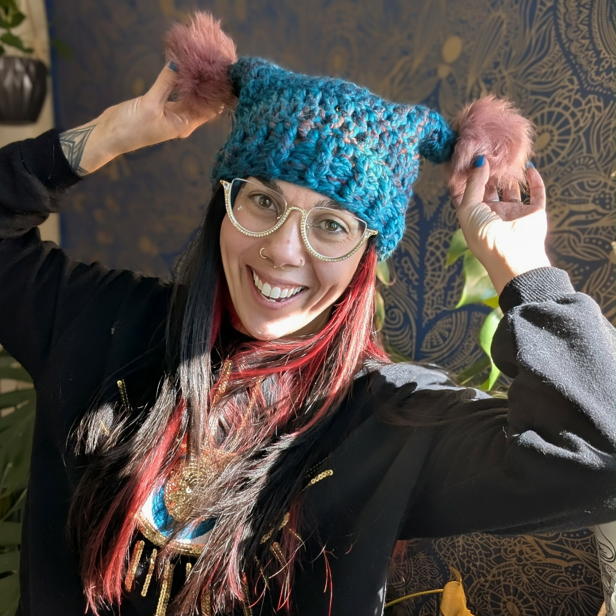 【MISCHIEF】23ss RHOMBUS BEANIE 미스치프 와이드 롬버스 비니 블랙 | Mischief | KREAM