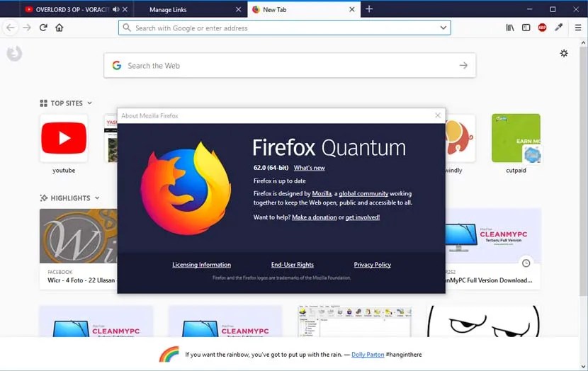 Mozilla firefox для windows 10. Разрешение на открытие страниц в firefox. mozilla firefox offline installer 101.0.