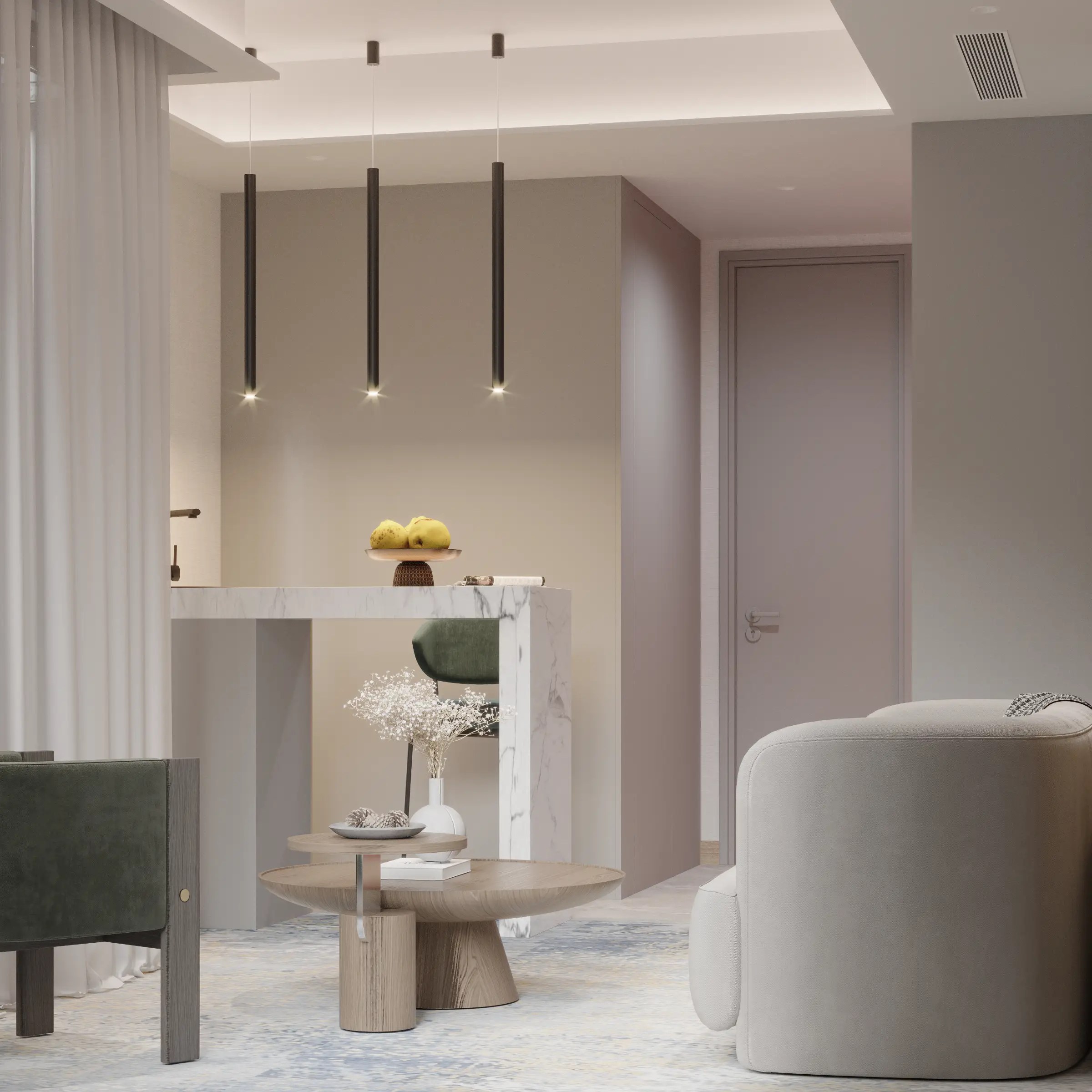 Lampa Wisząca Elin 1xLED czarna IP44 PL0123-BK