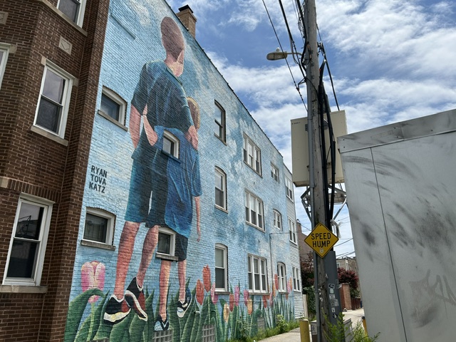 Chicago Blue Mural