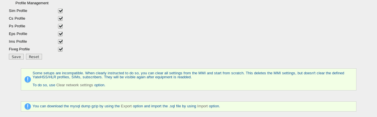 YateMMI User Levels 12