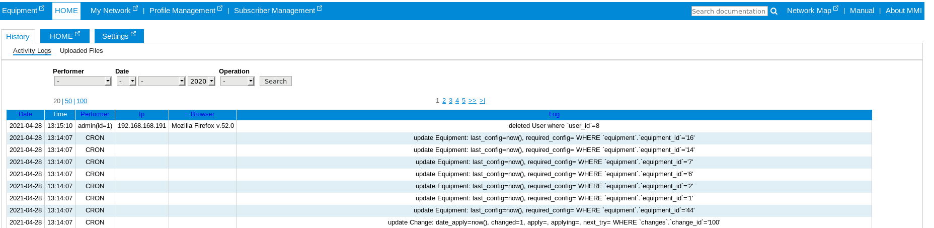 YateMMI User Levels 13