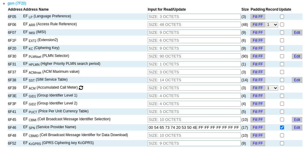Sending custom OTA commands in OTA SMSC mode 31