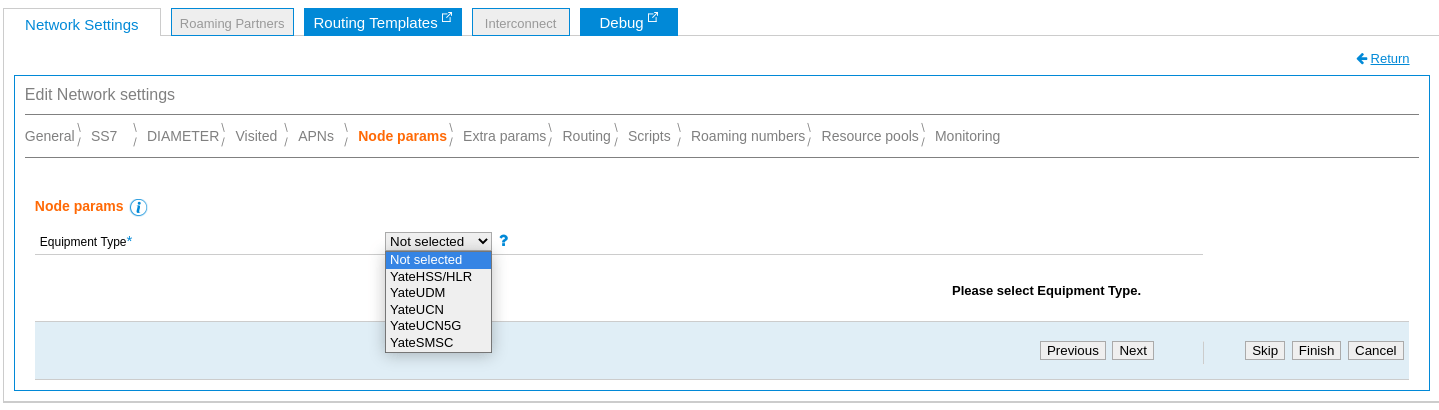 Common Node Settings - Node Params from Network Settings 19