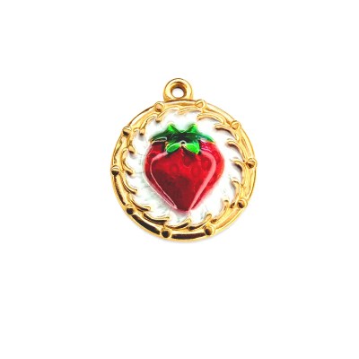Strawberry Pendant Charm