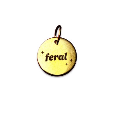 Feral Gold Charm