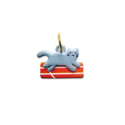 Track Cat Charm