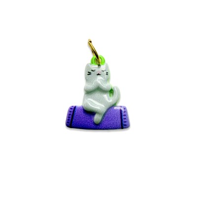Yoga Cat Charm
