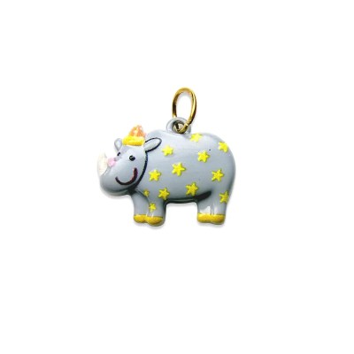 Party Rhino Charm