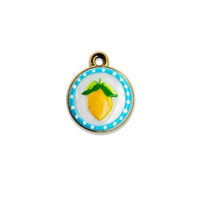 Lemon Plate Charm