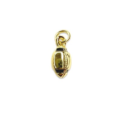 Gold Football Charm