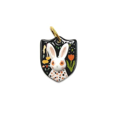 Bunny Crest Charm