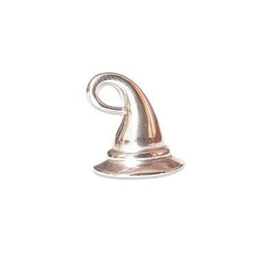 Silver Witch Hat Charm