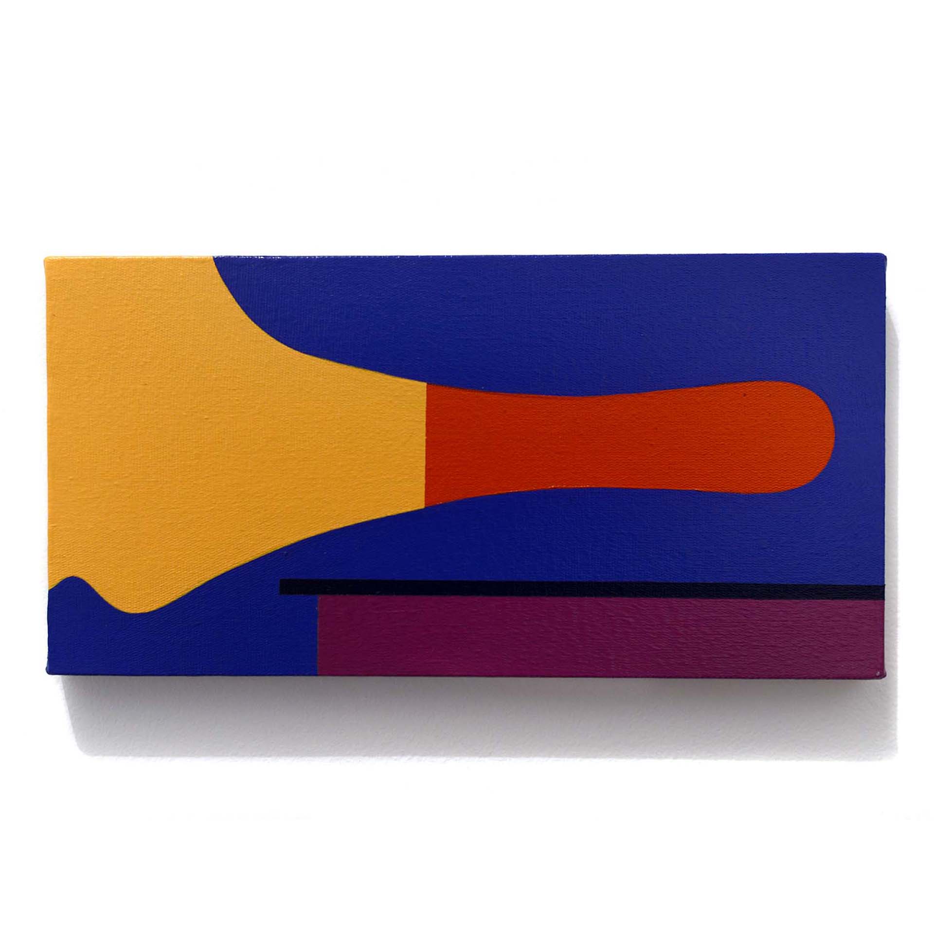Glauco Menta - Sem Título, 2019 - Acrílica sobre tela - 30 x 15 cm