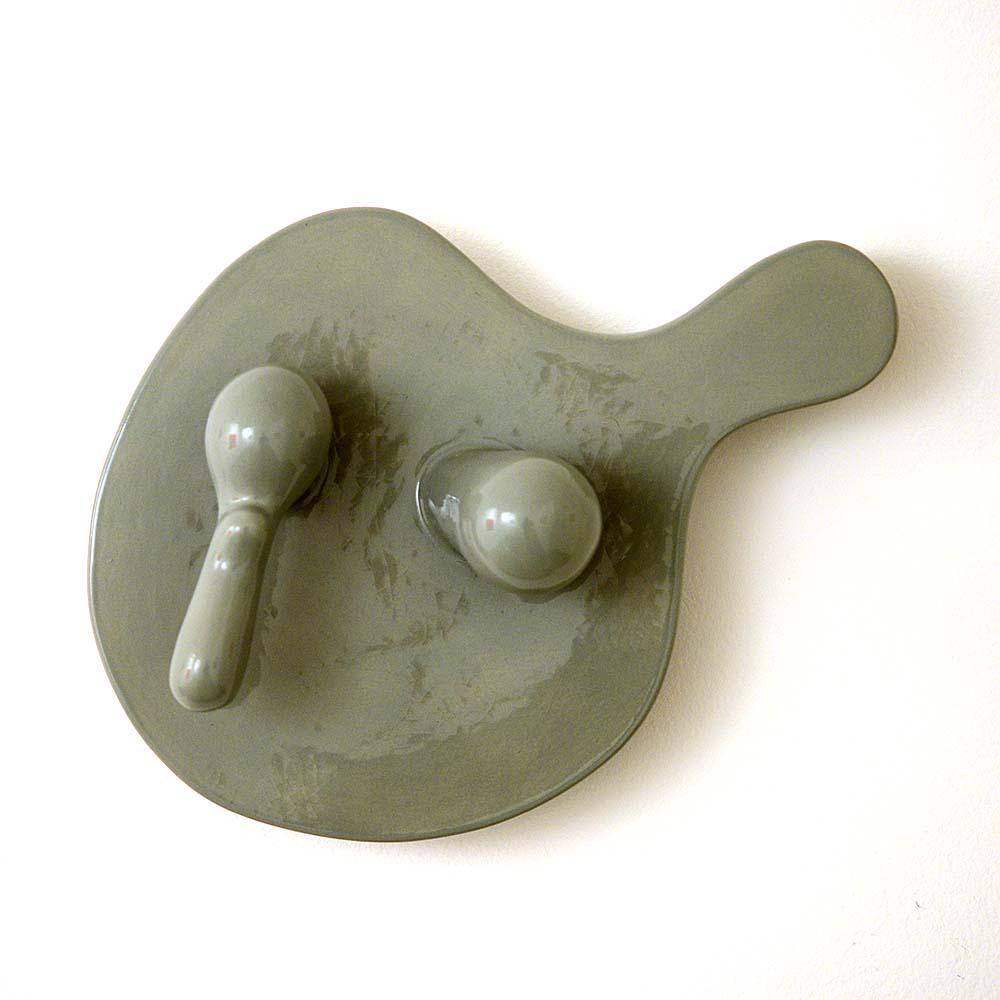 Glauco Menta - Sem Título, 2019 - Cerâmica esmaltada - 26 x 24 x 12 cm