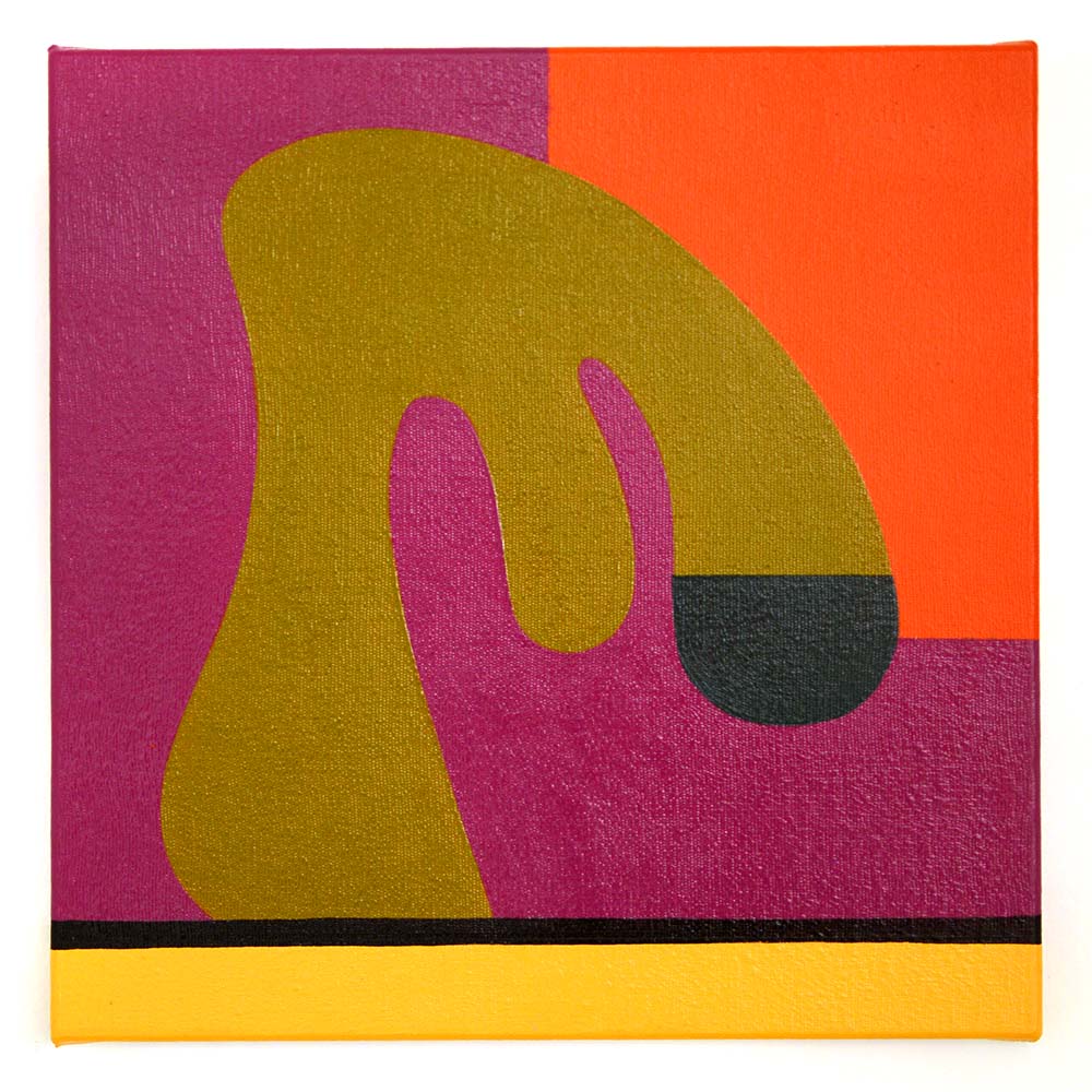 Glauco Menta - Sem Título, 2020 - Acrílica s/ tela - 30 x 30 cm
