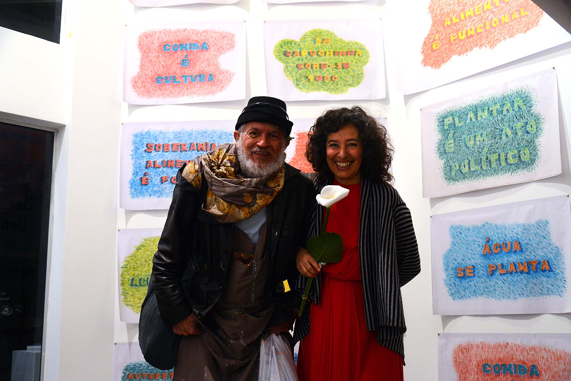 Abertura da exposição "Água se planta", de Debora Santiago.