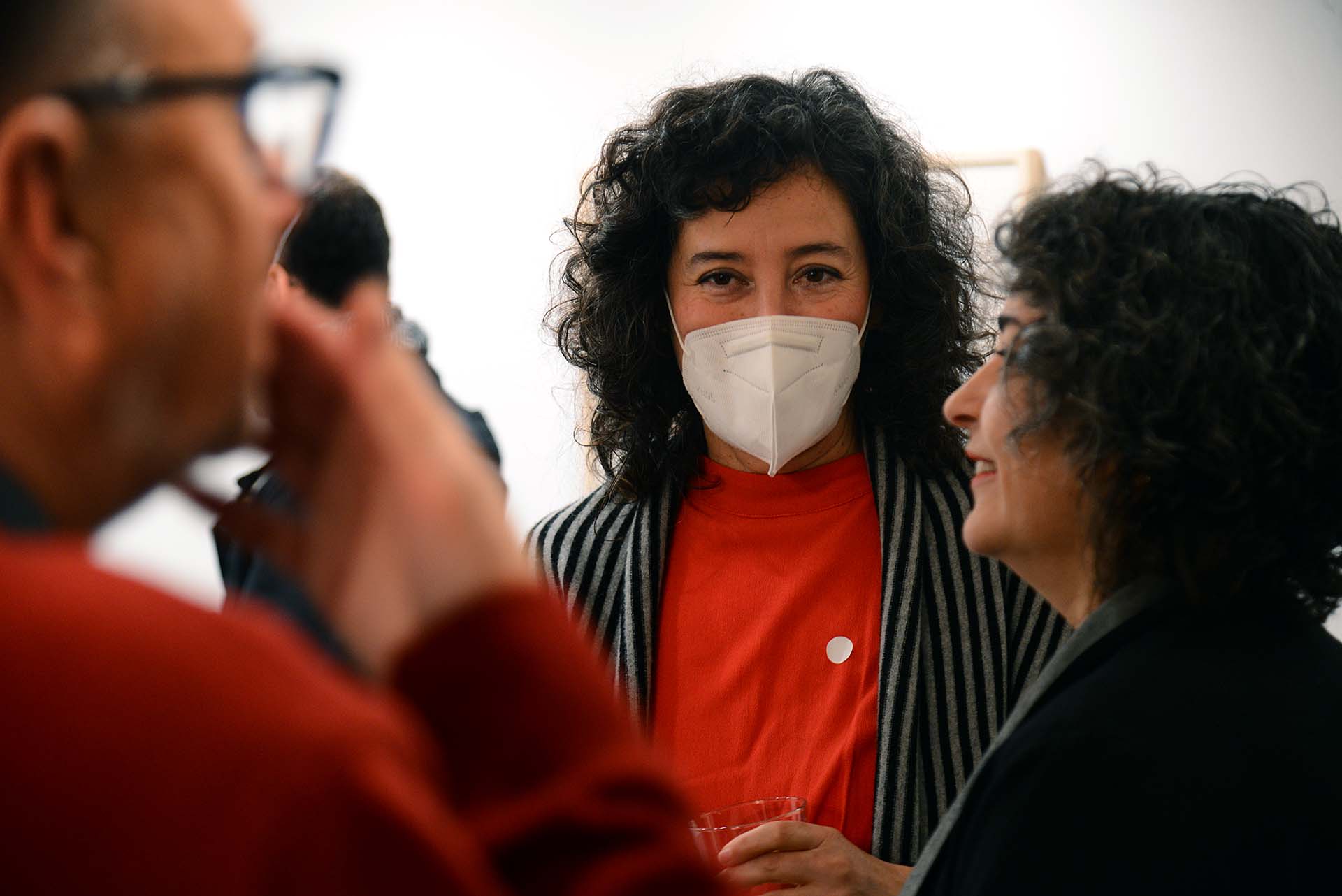 Abertura da exposição "Água se planta", de Debora Santiago.