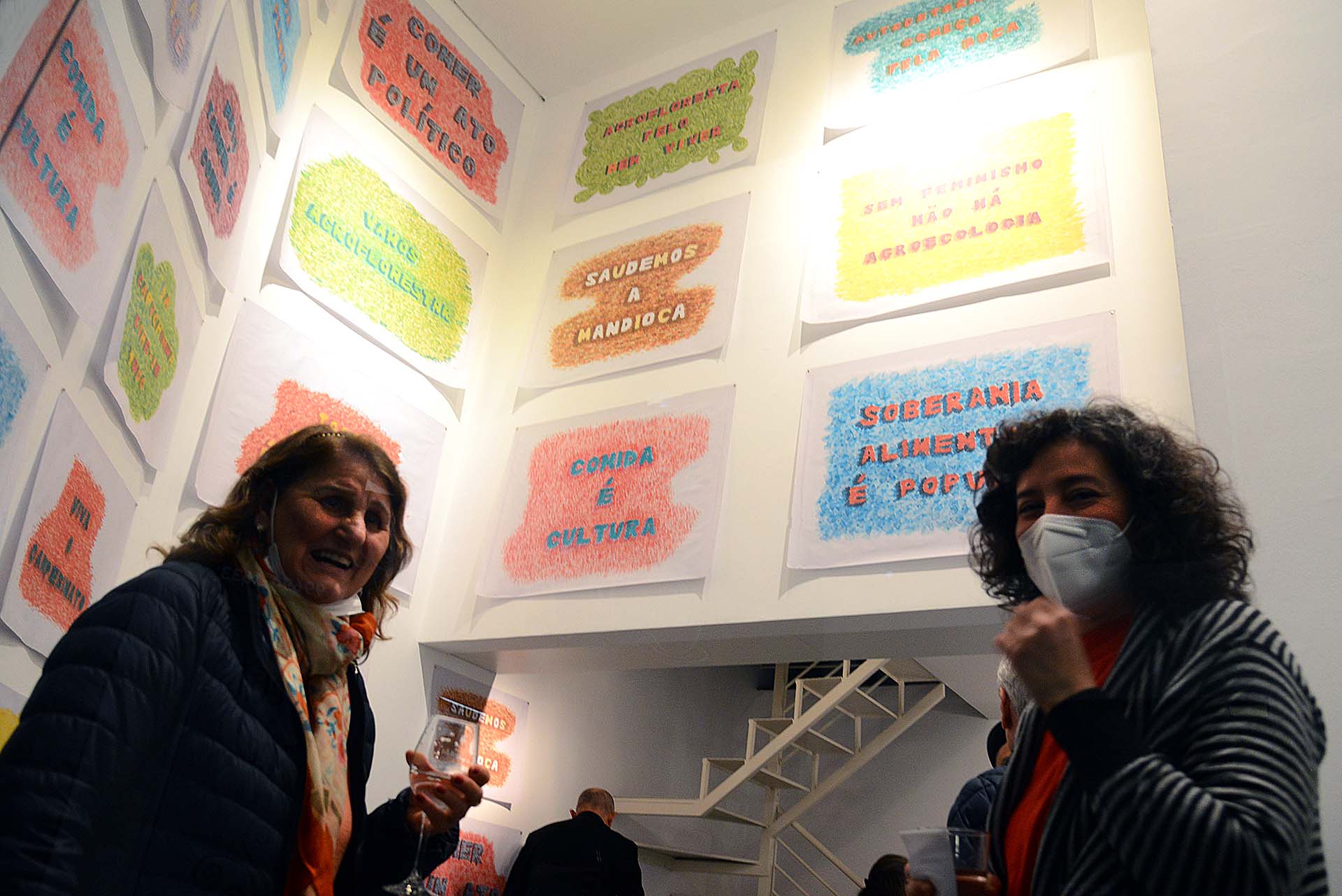 Abertura da exposição "Água se planta", de Debora Santiago.