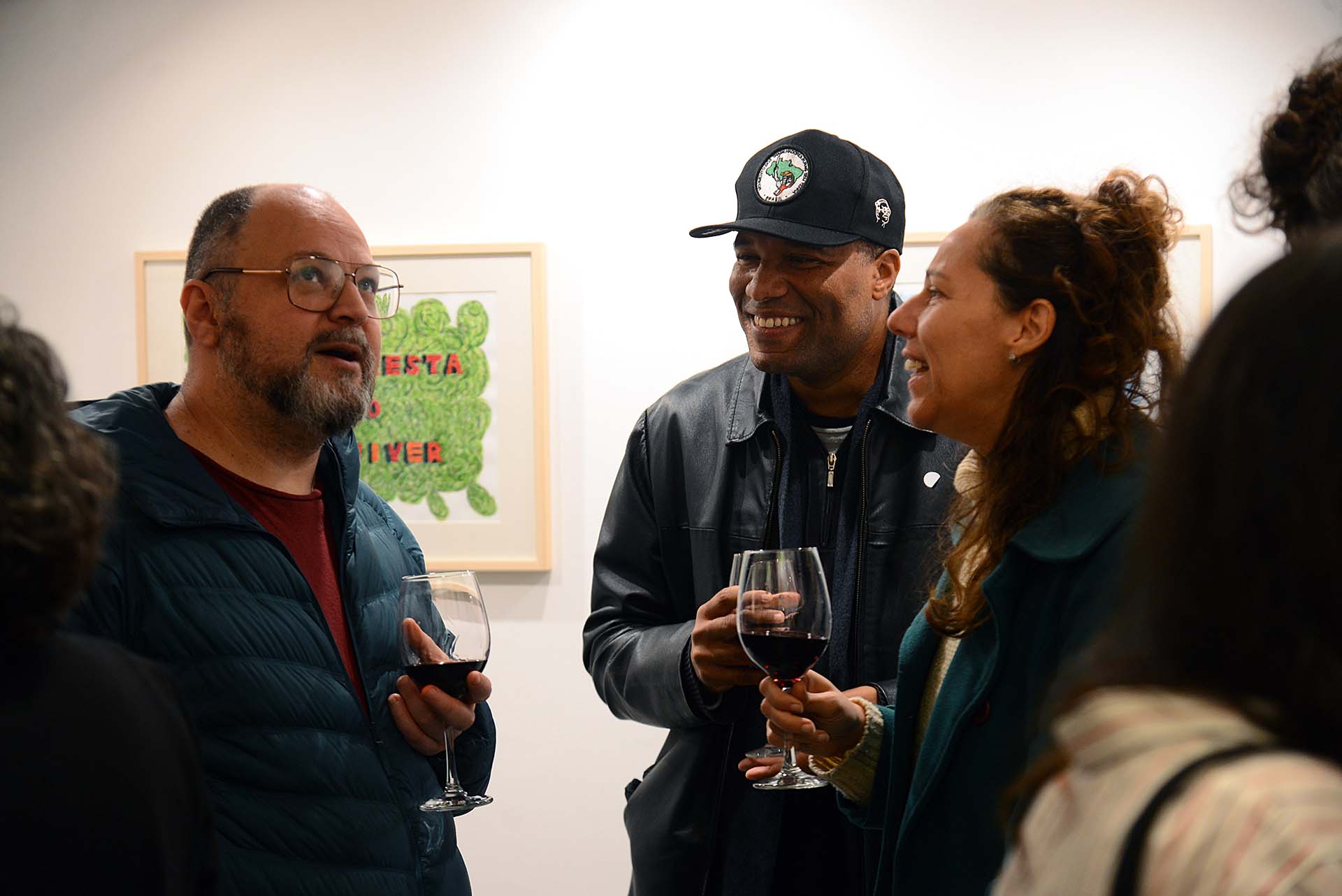 Abertura da exposição "Água se planta", de Debora Santiago.