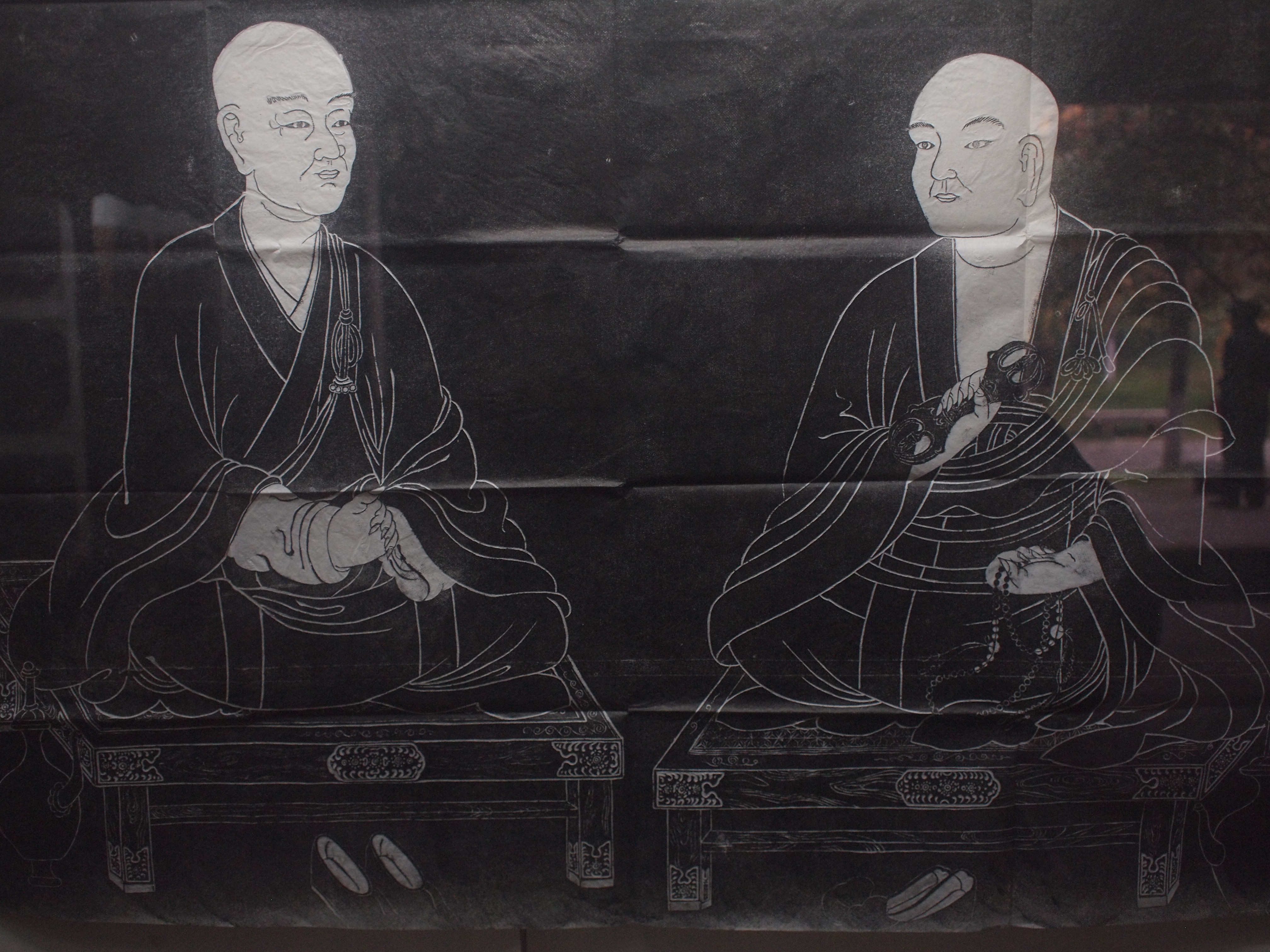 惠果師與空海師蓮座