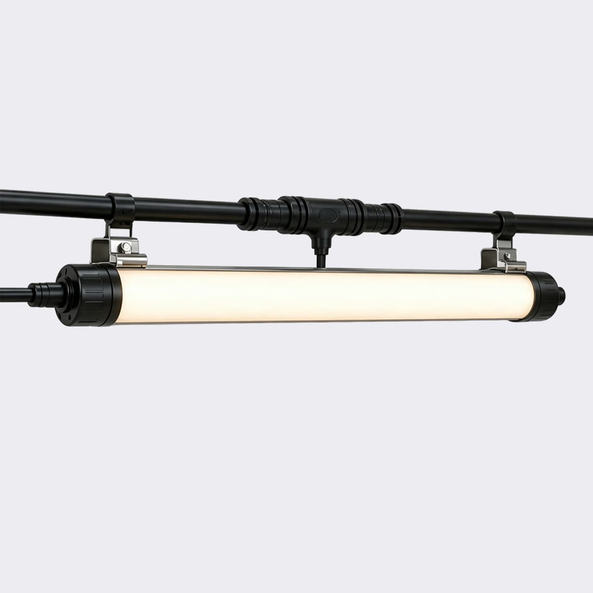 linear LED lighting for layer cages