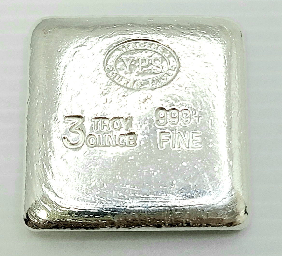 3oz Ag Bar – Yeager's Poured Silver | 330-299-5239