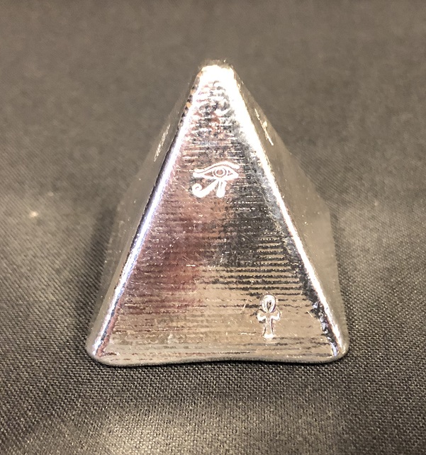 8 oz Egyptian Pyramid – Yeager's Poured Silver | 330-299-5239