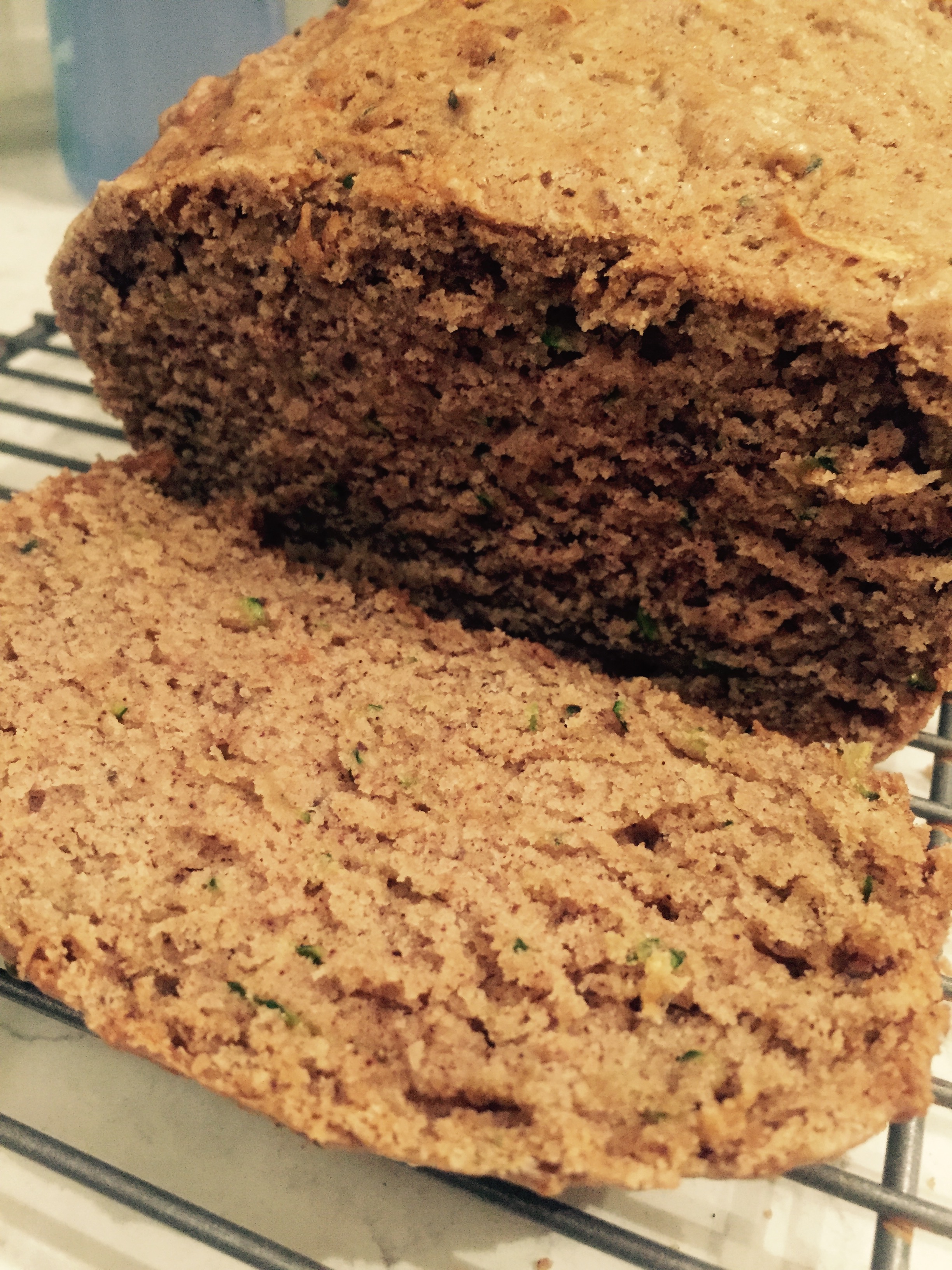 Zucchini Bread Cut