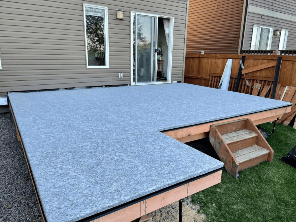 balcony vinyl membrane installation Alberta