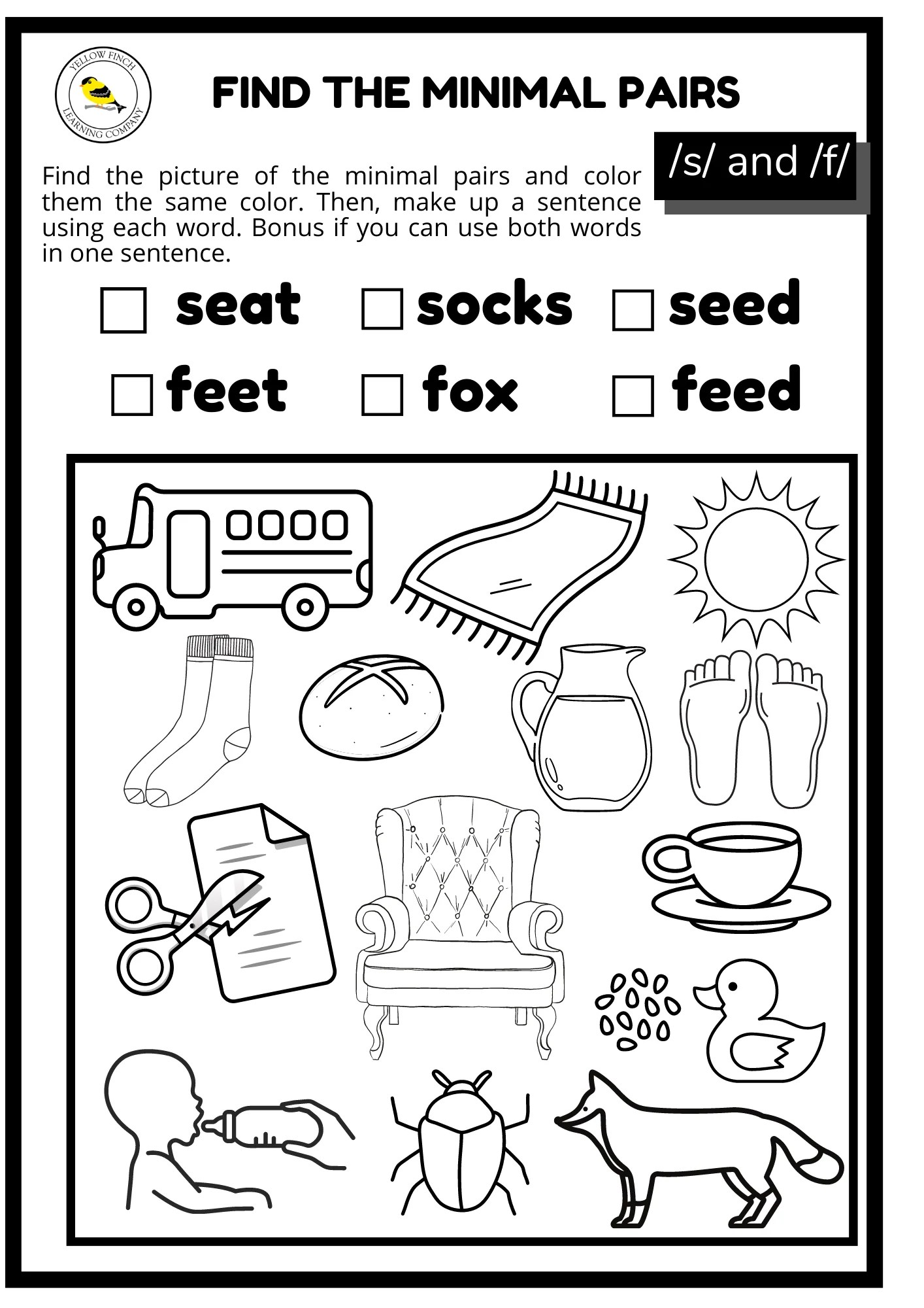 Minimal Pairs Worksheets Minimal Pairs Esl Worksheet By Jenni7