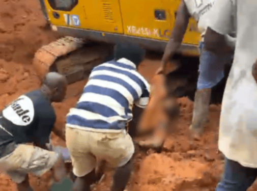 7 dead, 4 trapped after galamsey pit collapses at Asaman Tamfoe