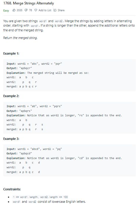 1768 Merge Strings Alternately Leetcode Problem Dsa - Perfect 8K Geometric Images | Free Download