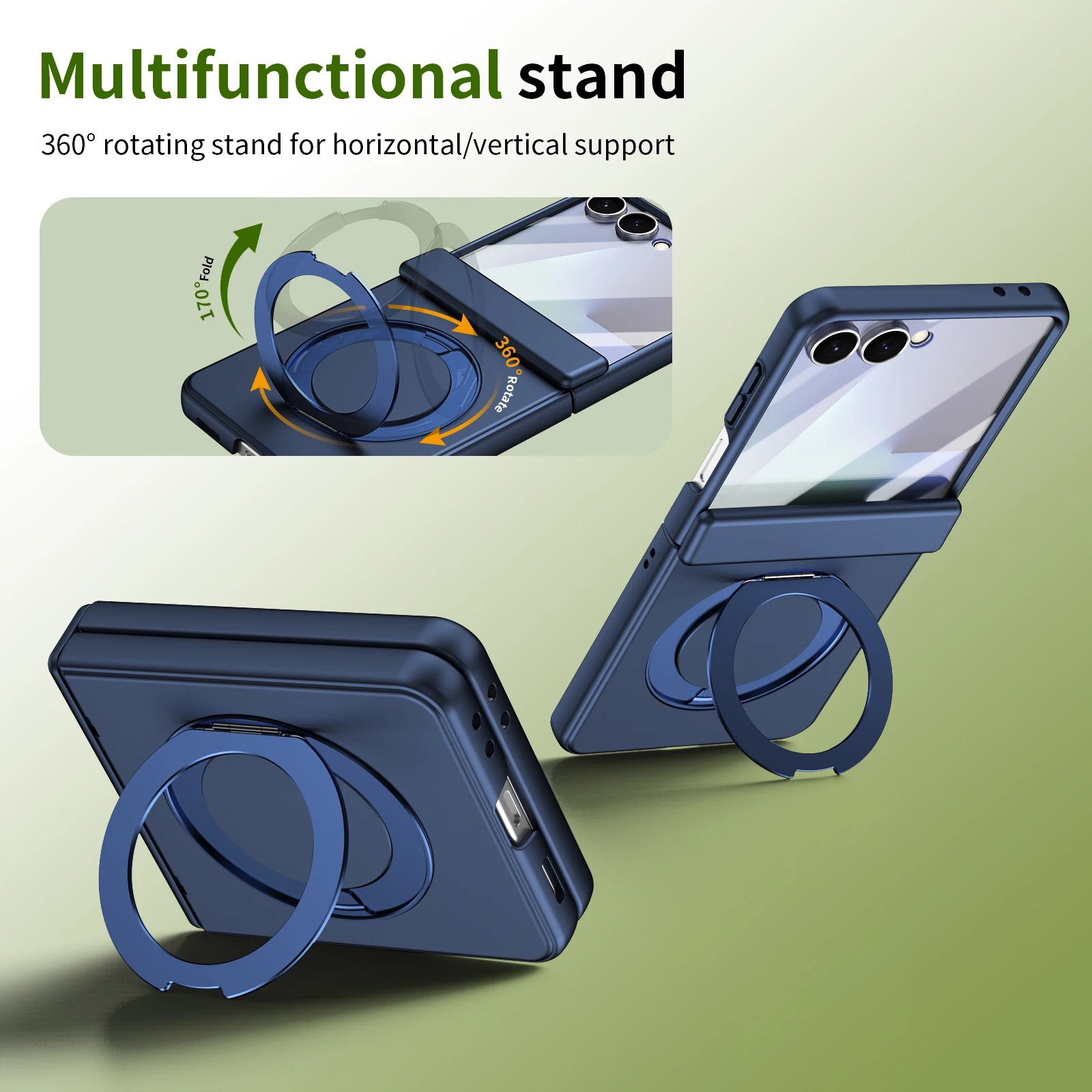 Samsung Galaxy Z Flip 8 Matte Magnetic Stand Case | Wholesale
