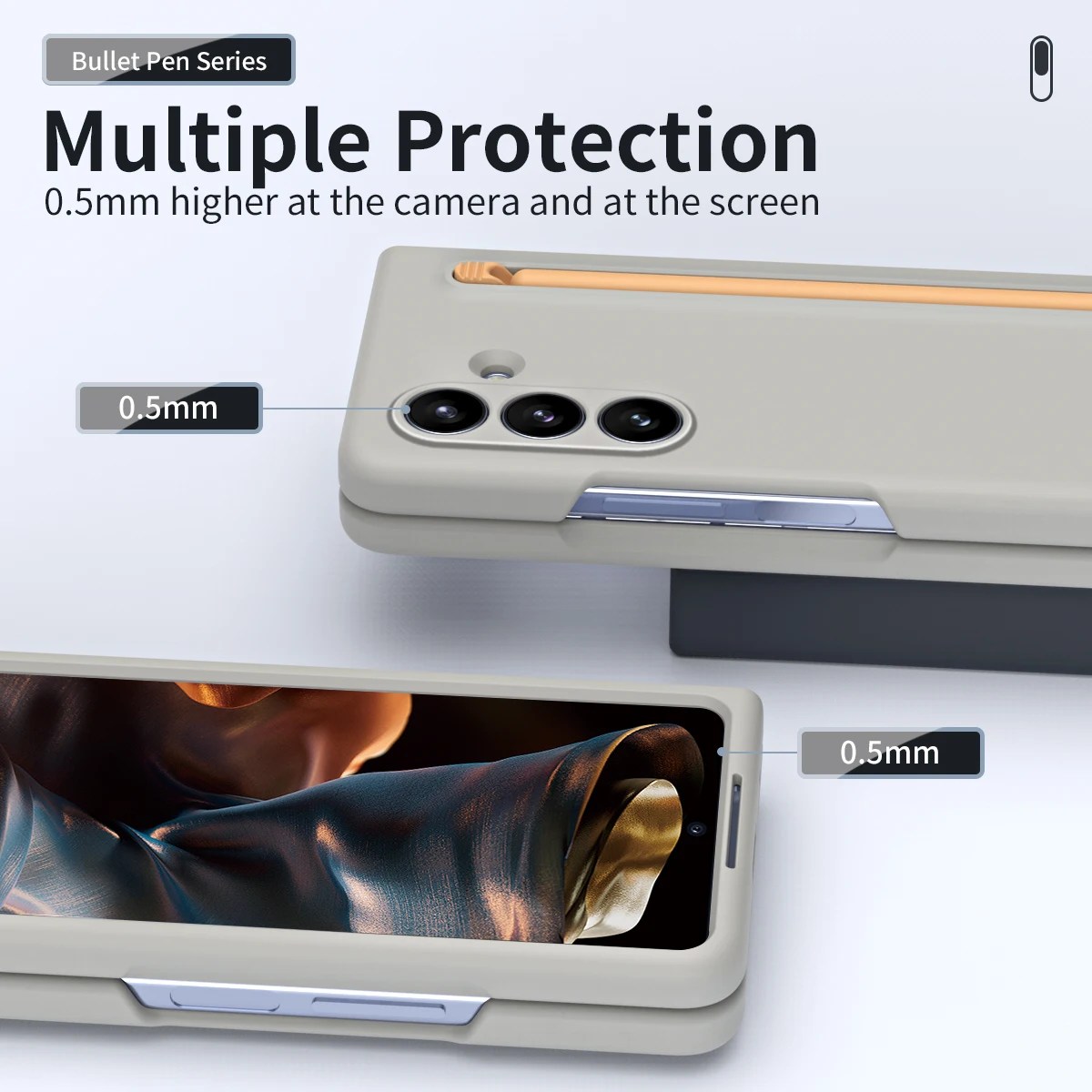 Samsung Galaxy Z Fold 8 Matte Case with S-Pen Slot | Wholesale