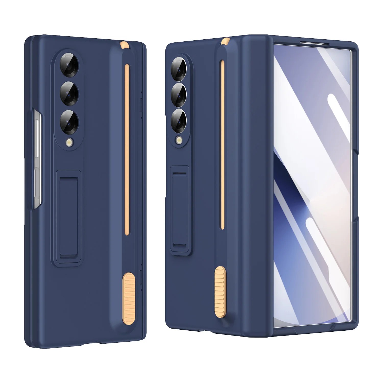 Samsung Galaxy Z Fold 8 Matte Kickstand Case with Built-in Screen Protector | Wholesale