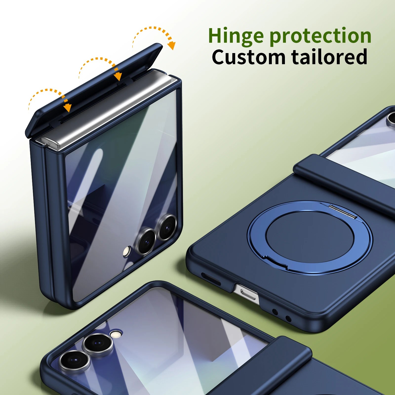 Samsung Galaxy Z Flip 8 Matte Magnetic Stand Case | Wholesale