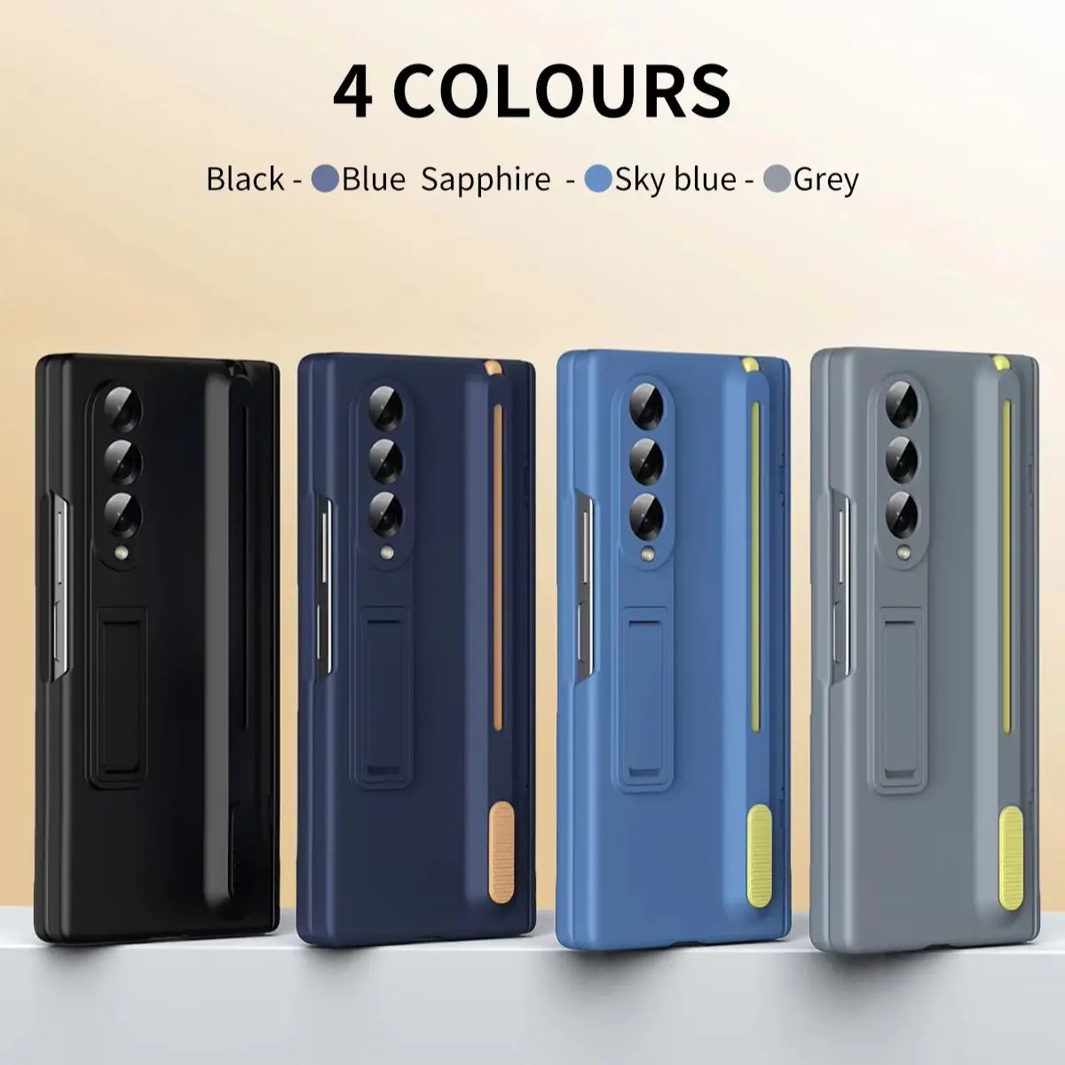 Samsung Galaxy Z Fold 8 Matte Kickstand Case with Built-in Screen Protector | Wholesale