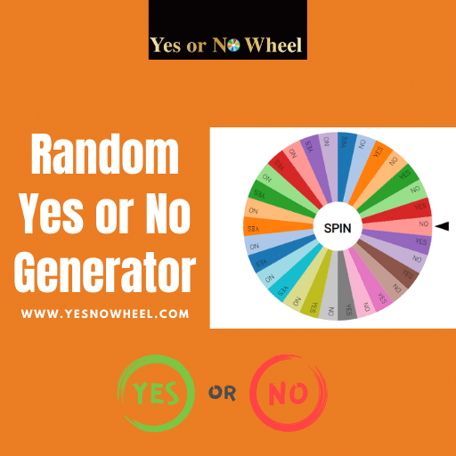 Then yes or no random generator can help you to decide. Random Yes Or No Generator Get Answers Instantly