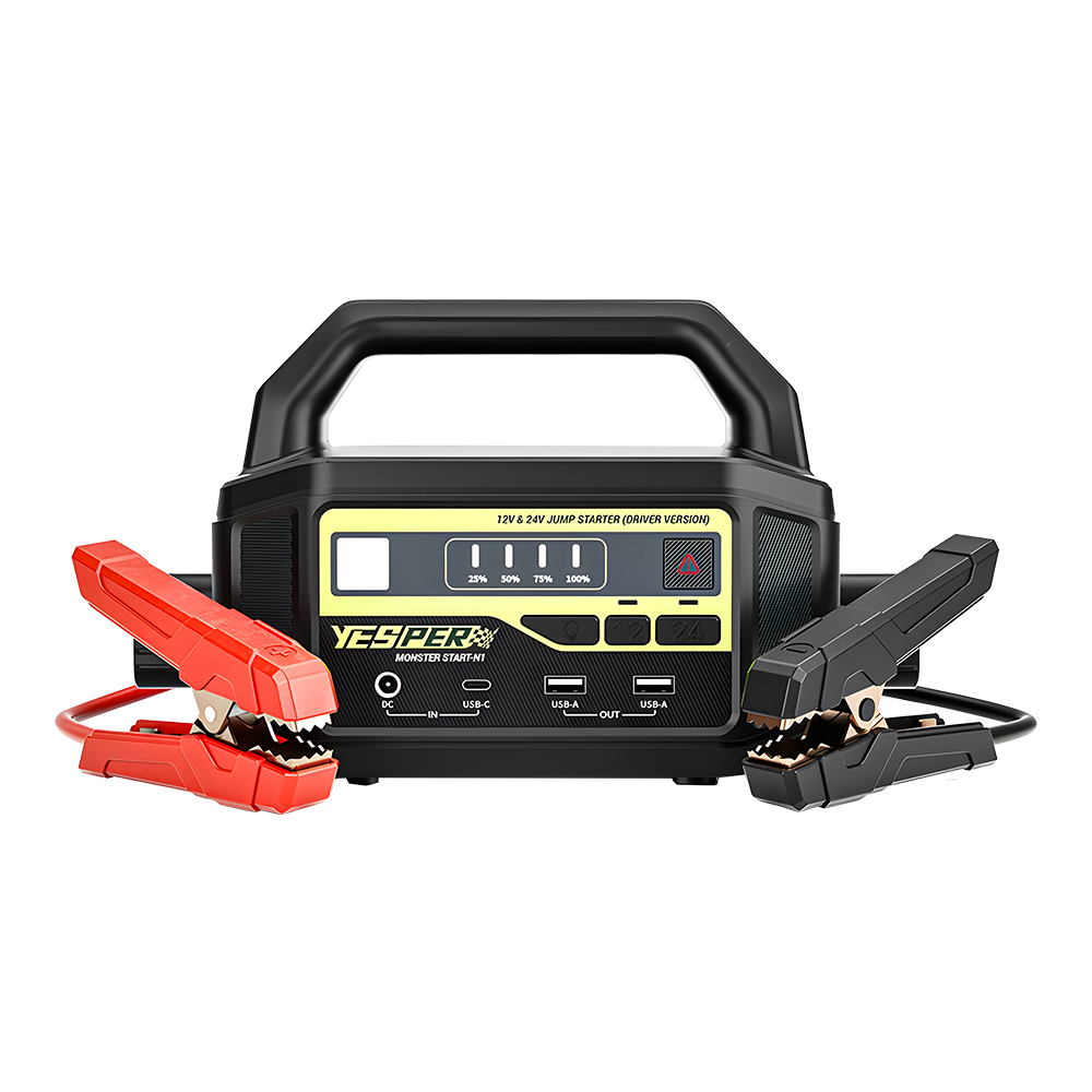 ❤️ジャンプスターター非常電源❤️YESPER MONSTER START-X1 MONSTER START-N1 12V/24V 36400mAh 2500A Jump Starter 2.6 kg