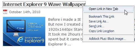 Firefox Main Context Menu Customized Firefox Main Context Menu Customized