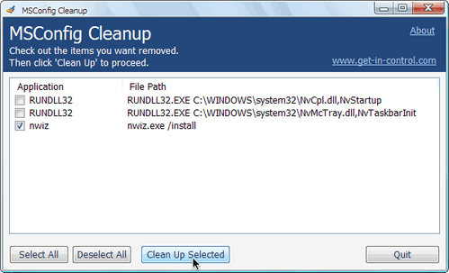 MSConfigCleanup MSConfigCleanup
