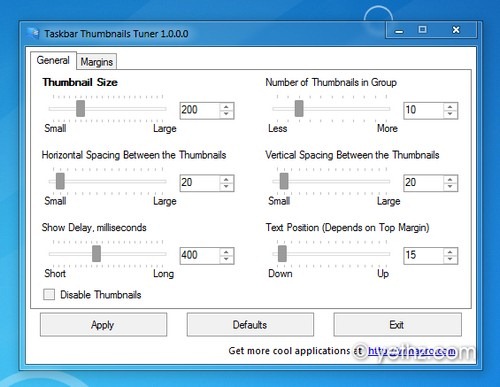 Customize Taskbar Thumbnails