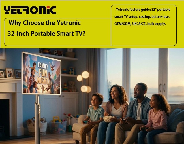 Why Choose the Yetronic 32-Inch Portable Smart TV