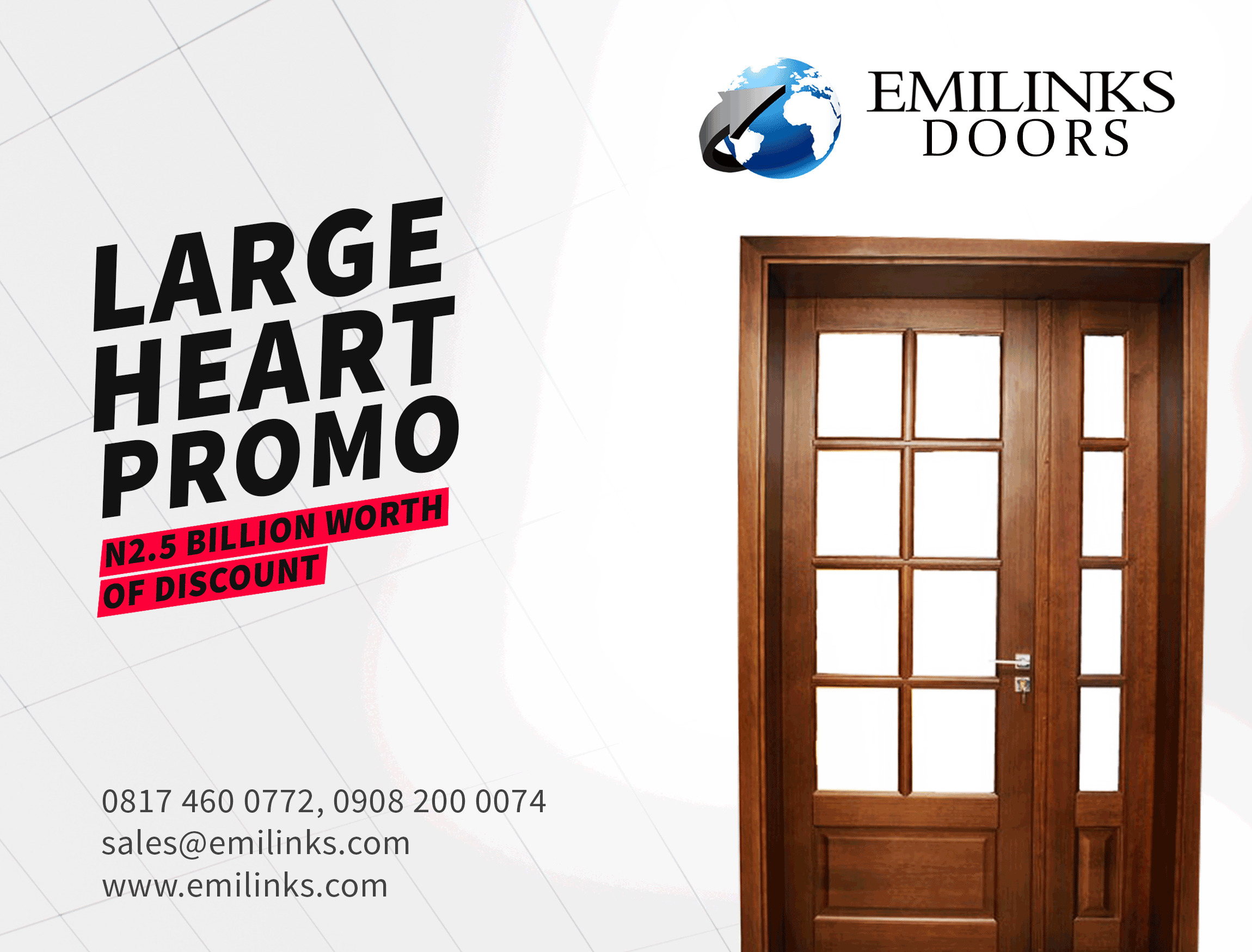 N2.5 BILLION WORTH OF DISCOUNT UP FOR GRABS IN THE EMILINKS LARGE HEART PROMO